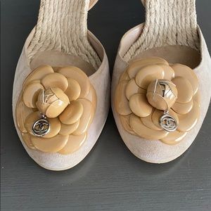 BRAND NEW CHANEL WEDGE SLING BACKS